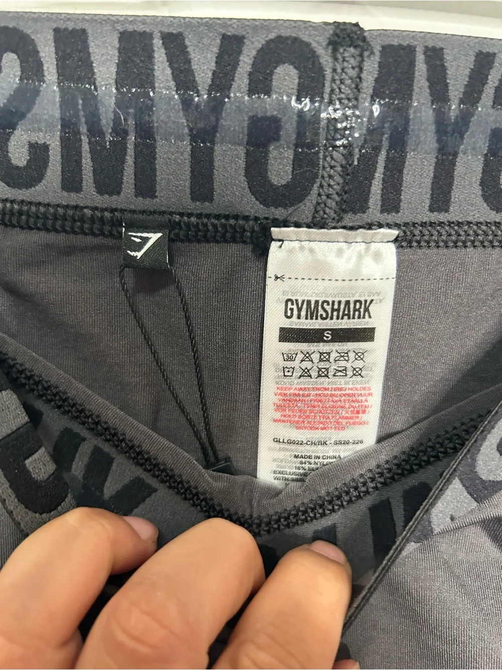 NWT Gymshark Critical High Rise Charcoal Gray Leggings Size S